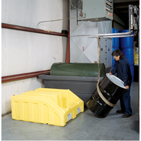The Poly-Rack System - Poly-Racker, 49" L x 53" W x 23" H, 102 US gal. Capacity Sécurité Médic