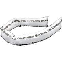 Chemical Sorbent Mini-Boom, Chemical, 4' L x 3" W, 12 gal. Absorbancy, 12 /Pack Sécurité Médic