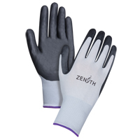 Lightweight Breathable Coated Gloves, 6/X-Small, Foam Nitrile Coating, 13 Gauge, Polyester Shell Sécurité Médic