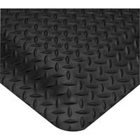 Tapis Smart No 497, Losange, 2' x 3' x 5/8", Noir, PVC Sécurité Médic