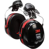 Serres-t&ecirc;tes de s&eacute;rie Peltor Optime 105, Fixation pour casque, 27 NRR dB Sécurité Médic