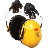 Serres-t&ecirc;tes de s&eacute;rie Peltor Optime 98, Fixation pour casque, 23 NRR dB Sécurité Médic