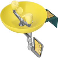 Eye/Face Wash Station, Wall-Mount Installation, Plastic Bowl Sécurité Médic