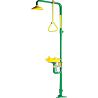 Safe-T-Zone&reg; Aerated Combination Shower & Eyewash Sécurité Médic