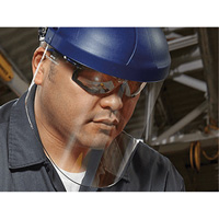 Ratchet Headgear with Faceshield, Polycarbonate, Ratchet Suspension Sécurité Médic