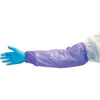 Lightweight Sleeves, 18" long, Vinyl, Blue Sécurité Médic