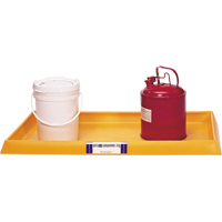 Plateaux Ultra-Containment Tray, 54" lo x 29,8" la x 3,5" h, Cap. de d&eacute;versement 16,5 gal. US Sécurité Médic