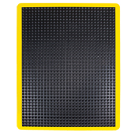 Anti-Fatigue Dome Matting, Bubbled, 2' x 3' x 1/2", Black, Rubber Sécurité Médic