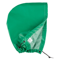 AcidBasicTM Chemical & Acid Resistant Rain Hood, One Size, Green, Polyester Sécurité Médic