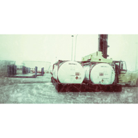 Single ISO Tank Berm, 3590 gal. Capacity, 24' W x 10' L x 24" H, L-Bracket Sécurité Médic
