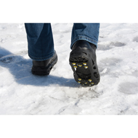 Heavy-Duty Anti-Slip Ice Cleats, Steel, Stud Traction, Medium Sécurité Médic