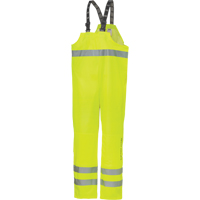 Pantalon &agrave; bavette imperm&eacute;able Narvik, Polyester, Petit, Jaune lime haute visibilit&eacute; Sécurité Médic
