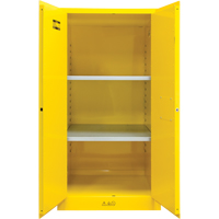 Armoire pour produits inflammables, 60 gal., 2 Porte(s), 34" La x 65" h x 34" p Sécurité Médic