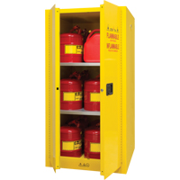 Armoire pour produits inflammables, 60 gal., 2 Porte(s), 34" La x 65" h x 34" p Sécurité Médic