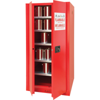 Armoire pour peintures et encres, 96 gal., 5 tablettes Sécurité Médic