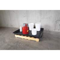 Plateaux Ultra-Utility Trays, 36" lo x 36" la x 4,75" h, Cap. de d&eacute;versement 27 gal. US Sécurité Médic