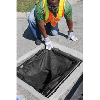 Bac de r&eacute;tention carr&eacute; Ultra-Drain Guard avec orifice de trop-plein, Huile & s&eacute;diments, 16" - 28" lo x 20" - 36" la Sécurité Médic