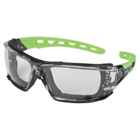 Z2500 Series Safety Glasses with Foam Gasket, Clear Lens, Anti-Scratch, ANSI Z87+/Meets/Exceeds CSA Z94.3 Sécurité Médic