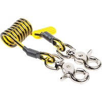 Coil Tool Tether, Coil, Dual Latch Sécurité Médic
