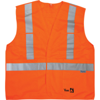 Vestes de s&eacute;curit&eacute; ignifug&eacute;es, Orange haute visibilit&eacute;, Moyen/Petit, Polyester Sécurité Médic
