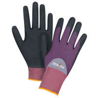 ZX-2 Premium Coated Gloves, 7/Small, Nitrile/Foam Nitrile Coating, 18 Gauge, Nylon Shell Sécurité Médic