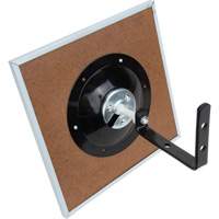 Miroir plat, 18" ha x 30" la, Encadr&eacute; Sécurité Médic