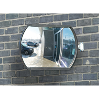 Miroir convexe rectangulaire/rond avec bras t&eacute;lescopique, 12" h x 18" la, Int&eacute;rieur/Ext&eacute;rieur Sécurité Médic