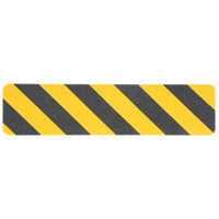 Premium Anti-Skid Tape, 6" x 24", Black & Yellow Sécurité Médic