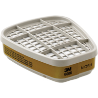 6000 Series Respirator Cartridges, Gas/Vapour Cartridge, Multi-Gas/Vapour Sécurité Médic