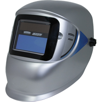 WH40 Variable ADF Welding Helmet, 3.77" L x 1.65" W View Area, 9 - 13 Shade Range, Silver Sécurité Médic