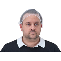 Filets pour cheveux, Nylon, 18", Blanc Sécurité Médic