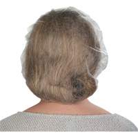 Bonnets bouffants non tiss&eacute;s, Polypropyl&egrave;ne, 21"/Grand, Blanc Sécurité Médic