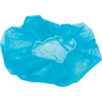 Bouffant Caps, Polypropylene, 24", Blue Sécurité Médic