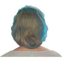 Bonnets bouffants non tiss&eacute;s, Polypropyl&egrave;ne, 21"/Grand, Bleu Sécurité Médic