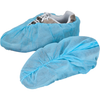 Shoe Covers, Large, Polypropylene, Blue Sécurité Médic
