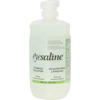 Saline Eyewash Bottles, Full Bottle, 16 oz. Sécurité Médic
