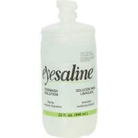 Saline Eyewash Bottles, Full Bottle, 32 oz. Sécurité Médic
