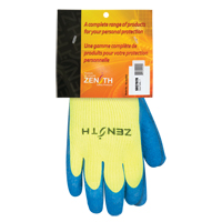 Gants haute visibilit&eacute; doubl&eacute;s d'acrylique de caoutchouc naturel, 7, R&ecirc;vetement Latex de caoutchouc, Calibre 7, Enveloppe en Acrylique Sécurité Médic
