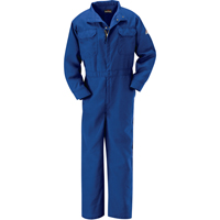 Flame-Resistant Premium Coveralls, Size 38, Royal Blue, 5.1 cal/cm² Sécurité Médic