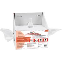 Disposable Lens Cleaning Station, Cardboard, 8" L x 4" D x 8" H Sécurité Médic