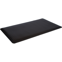 WD Deck Plate Mats, Diamond, 4' x 12' x 5/8", Black, Sponge Sécurité Médic