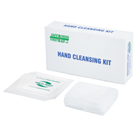 Trousse de nettoyage des mains, Serviette Sécurité Médic