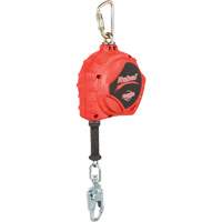 Rebel Self Retracting Lifeline, 33', Galvanized Steel, Swivel Sécurité Médic