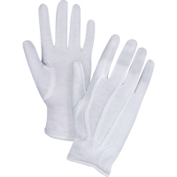Parade/Waiter's Gloves, Cotton, Hemmed Cuff, Small Sécurité Médic