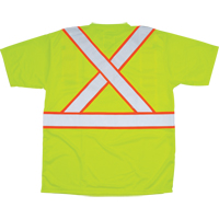 T-shirt conforme &agrave; la CSA, Polyester, Moyen, Jaune lime haute visibilit&eacute; Sécurité Médic