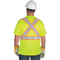 T-shirt conforme &agrave; la CSA, Polyester, Moyen, Jaune lime haute visibilit&eacute; Sécurité Médic