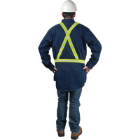 Standard-Duty Safety Harness, High Visibility Lime-Yellow, Silver Reflective Colour, X-Large Sécurité Médic