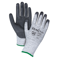 Seamless Stretch Cut-Resistant Gloves, Size Medium/8, 13 Gauge, Polyurethane Coated, HPPE Shell, ANSI/ISEA 105 Level 4/EN 388 Level 5 Sécurité Médic