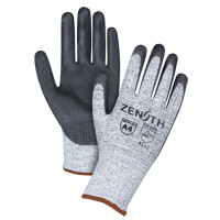 Seamless Stretch Cut-Resistant Gloves, Size Large/9, 13 Gauge, Polyurethane Coated, HPPE Shell, ANSI/ISEA 105 Level 4/EN 388 Level 5 Sécurité Médic