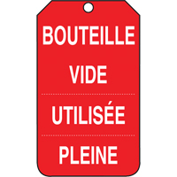 Inspection Tags, Cardstock, 3-3/8" W x 5-7/8" H, French Sécurité Médic